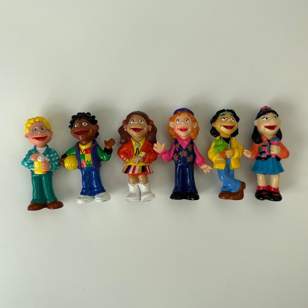 Vintage 1993/94 PBS Kids The Puzzle Place Figurines Bundle